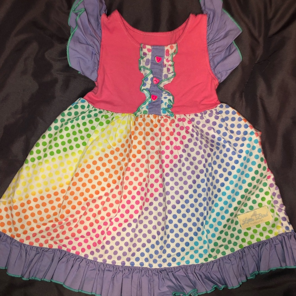 LBC RAINBOW HEART DRESS